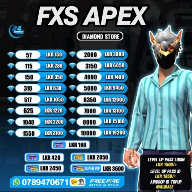 MR FXS APEX FF ACCOUNT STORE ????