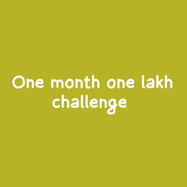 One month 🤑💰💰💳 one lakh challenge