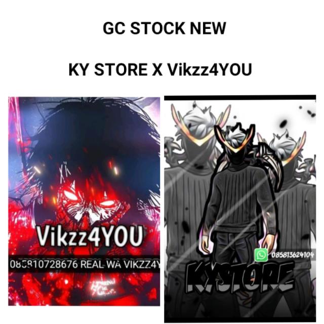 GC STOK NEW || VIKZZ STORE X KY STORE 