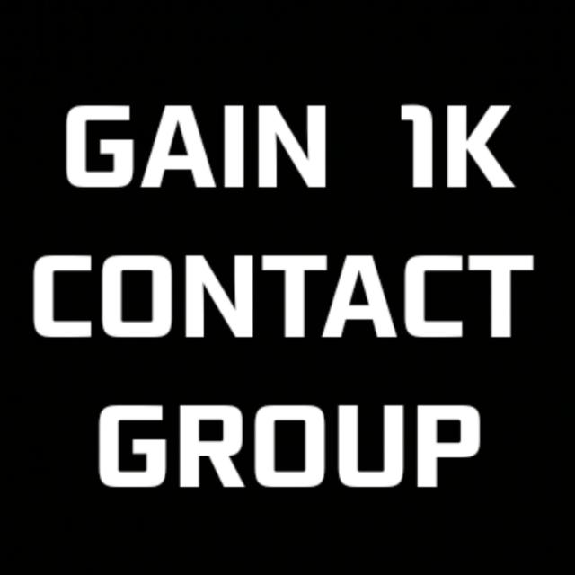 1k+ contact gain group