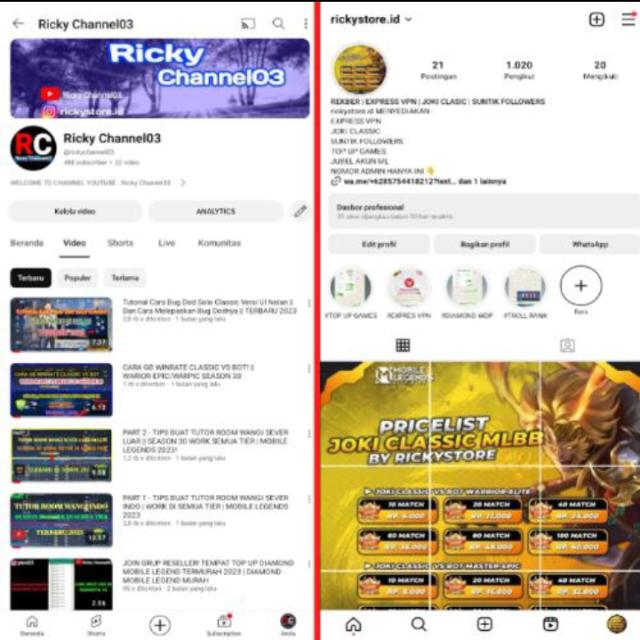 ? #1 JB || RICKYSTORE  ?