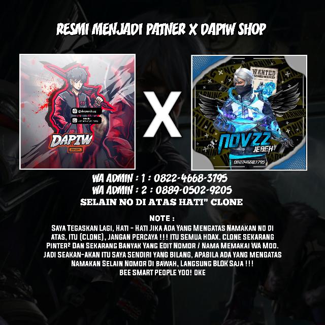 STOK AKUN || NOVZZ JEBEH x DAPZZ STORE