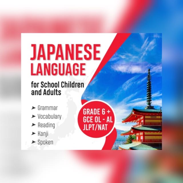 JAPANESE LANGUAGE  COURSE ???