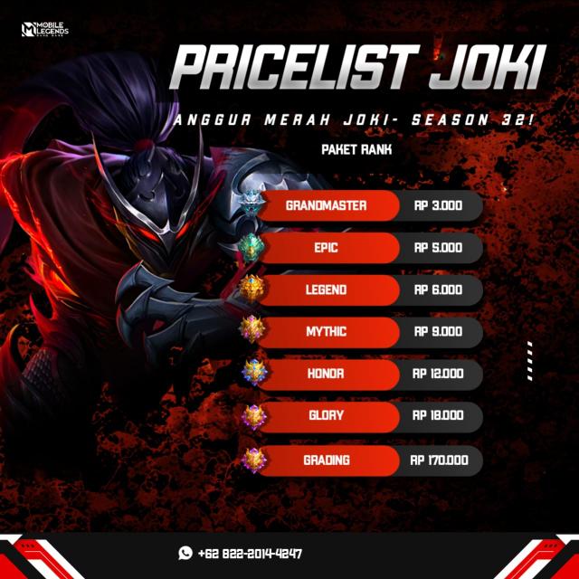 Joki  MLBB RANK/MMR/WR