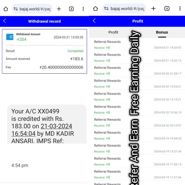 Daily Earning 500₹( Without Any Invest)2