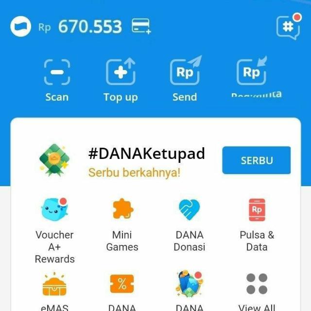 DANA KAGET 400K HARI INI
