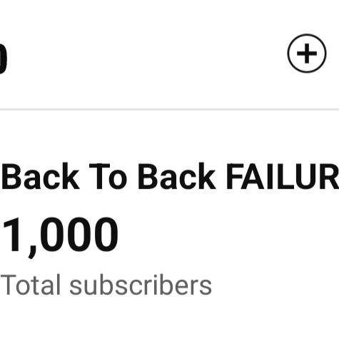 Back to back failure Comedy video group