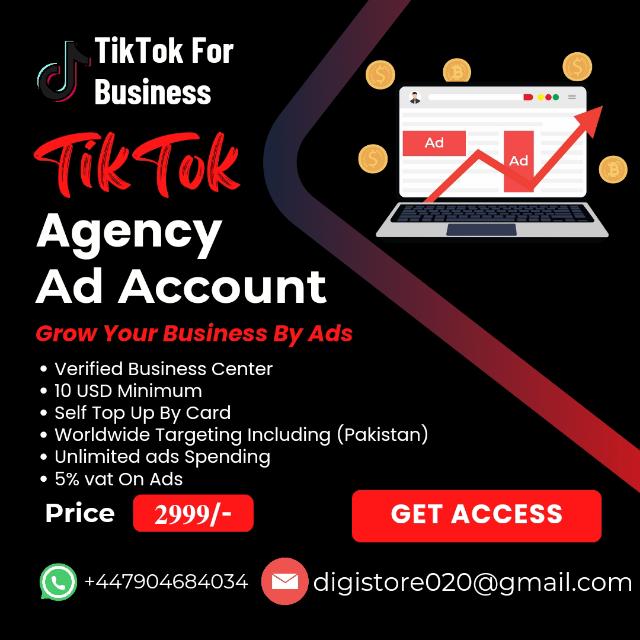 TikTok Agency Ad Account