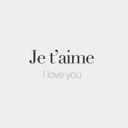 Je t’aime online store ?