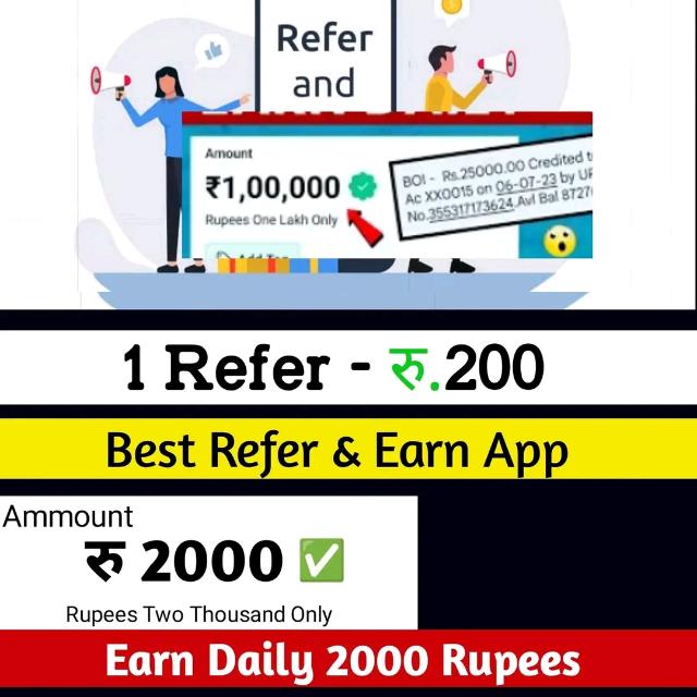 Refer and earn.. Without investment