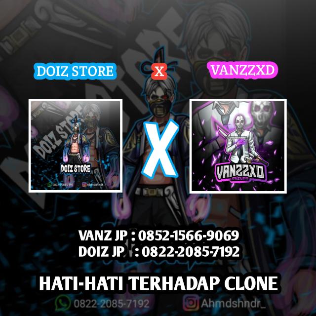 STOK DOIZ STORE X VANZZXD