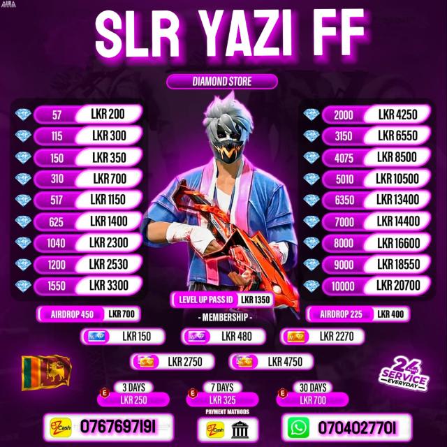 SLR YAZI  ACCOUNT STORE??
