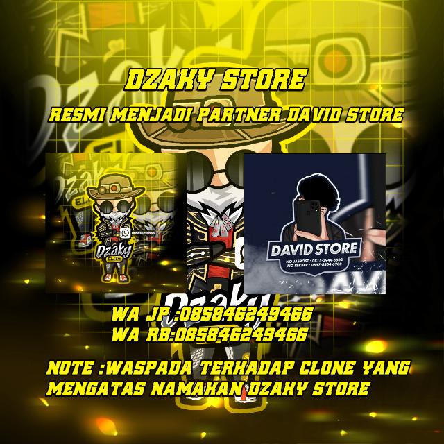STOK¹ || DZAKY GHANZ X DAVID STORE X OWN