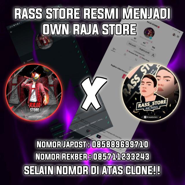 RAJA STORE X RASS_STORE OWN¹?