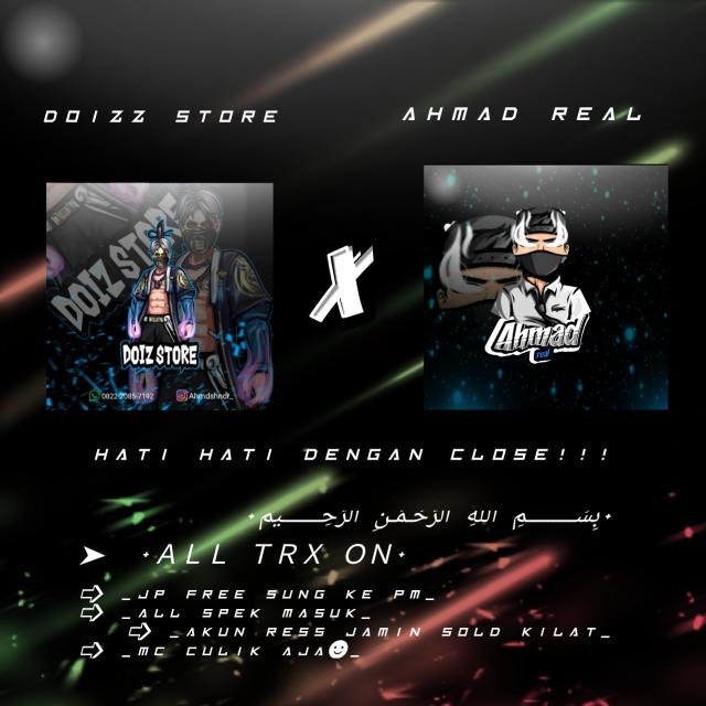 JB|| DOIZ STORE x AHMAD REAL