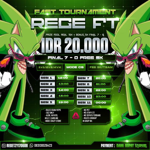 INFO TURNAMEN BY REGE FT