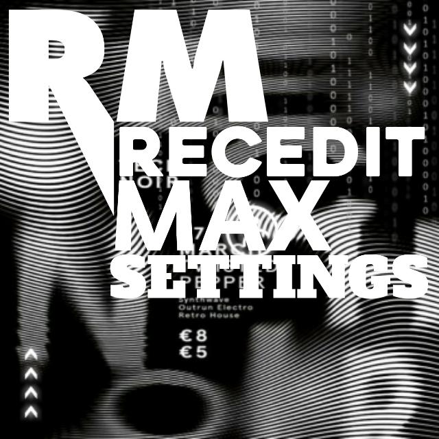 Recedit-Maxsettings Andro/ios