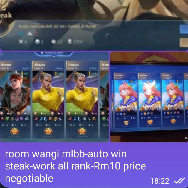 Mlbb Room Wangi Auto Immortal