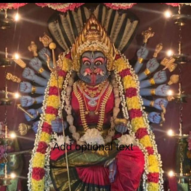 Prathyangira temple, pudukkottai