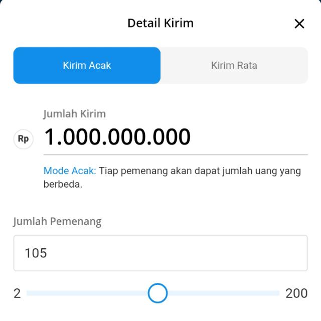 PERSIAPAN DANA KAGET 1jt