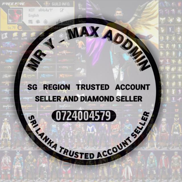Y - MAX ADDMIN ACCOUNT STORE AND DIAMOND STORE ?✅