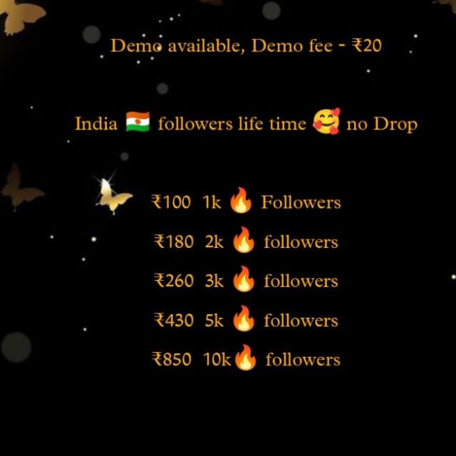 INSTAGRAM FOLLOWERS SELLER 