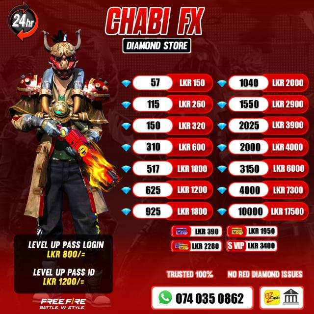 ❤️?CHABI  ID TOP UP STORE AND ACC SELL ?❤️