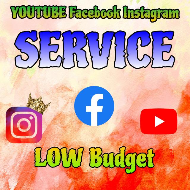 Youtube Facebook Instagram service 💥💫🌀